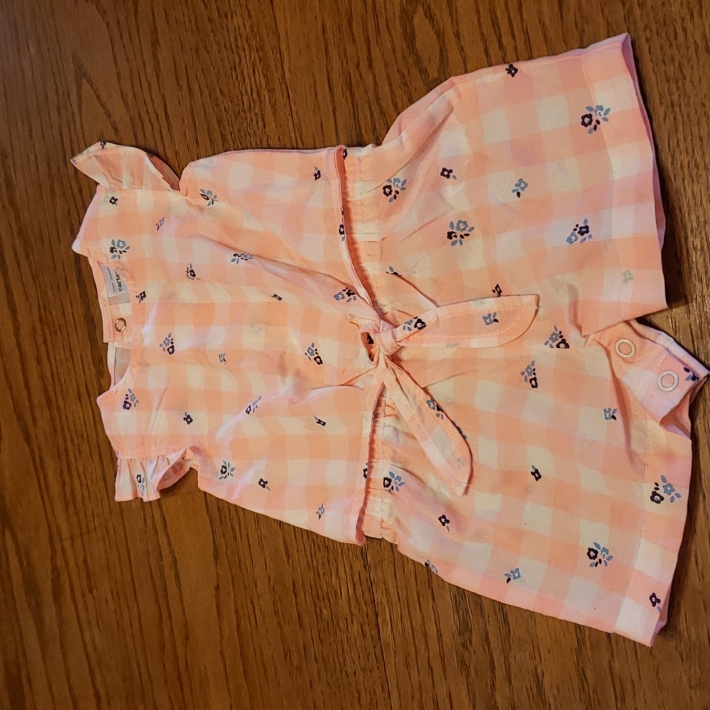 Carter One piece short set size 6 months